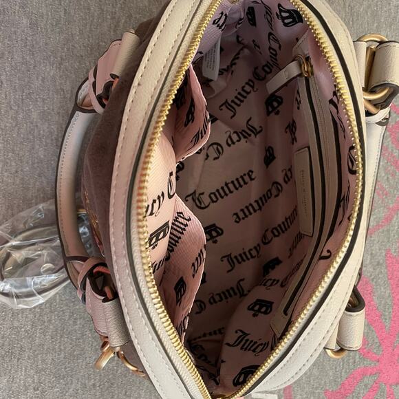 Juicy Couture The Key To Juicy Dome Satchel Crossbody Chocolate - Picture 4 of 8